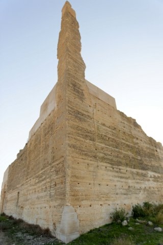 The castle of Alcalá in Mula