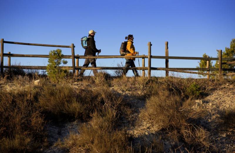 The Camino de Levante hiking and religious pilgrimage route to Caravaca de la Cruz