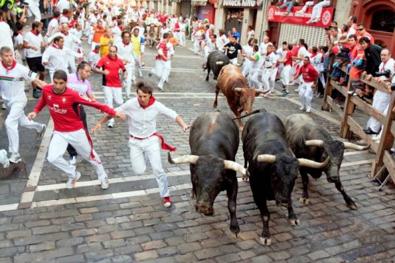 Discover San Fermin, the famous Running of the Bulls festival in Pamplona, Spain