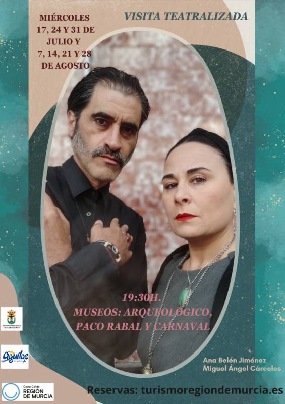 July 17 Free dramatized tour of three museums of Aguilas