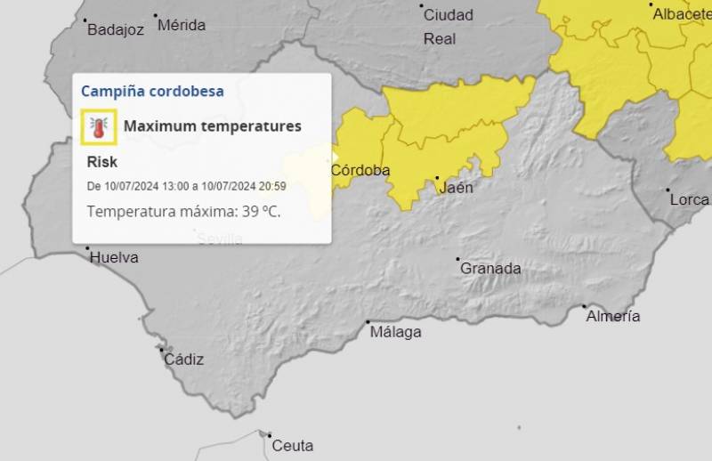 More 40-degree weather in Andalusia: Weekly forecast July 8-14