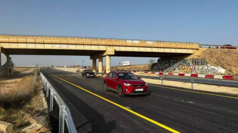 Both lanes open again on the RM-19 Mar Menor road