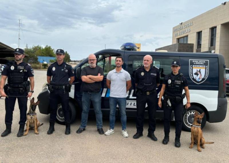 Aguilas gets new police dog unit to help stop drugs