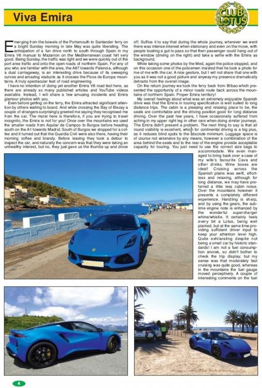 Camposol homeowner drives supercar through Spain and has article published in magazine