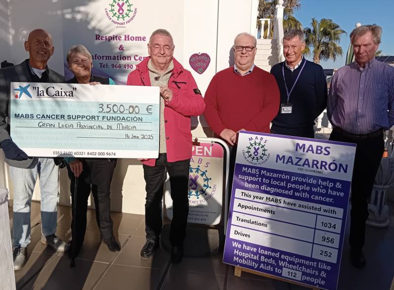 MABS Mazarrón receive unexpected 3,500-euro donation