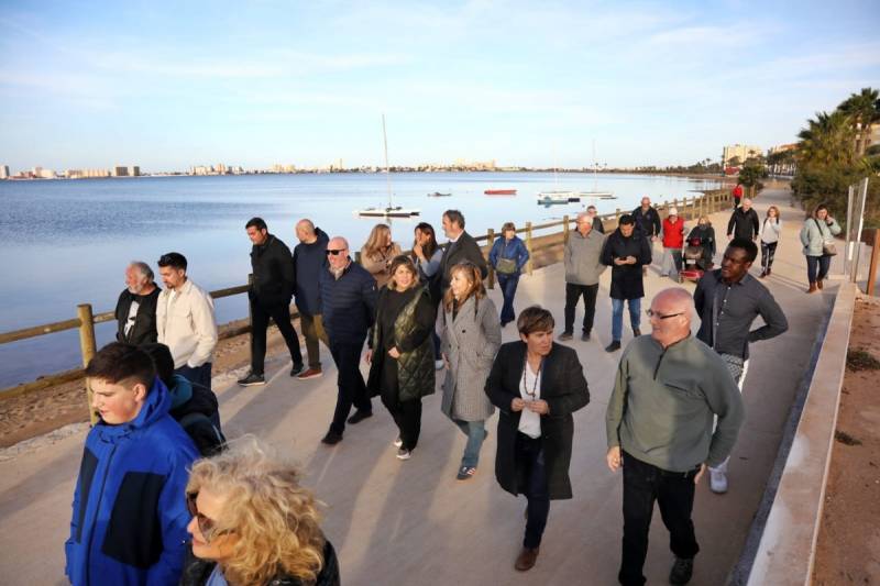 New ecological walkway connects Playa Honda and Villas Caravaning in Cartagena