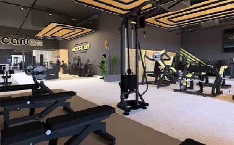 New gym opening in the Square on Las Terrazas de la Torre on this date in July