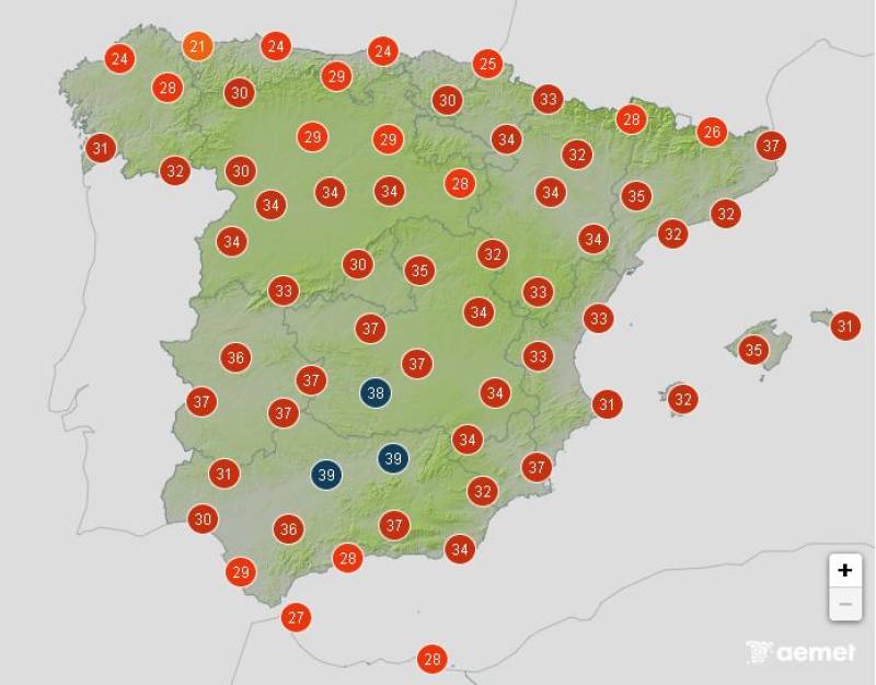 Spanish heatwave ends but scorching temperatures persist: Weather forecast July 3-6