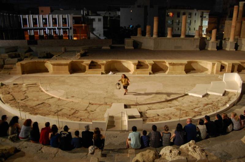 August 2025 Night visits and other activities at the Roman Theatre of Cartagena and the Molinete Roman forum district