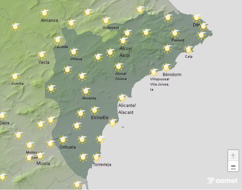Last heat warning of August: Alicante weekend weather forecast August 28-31