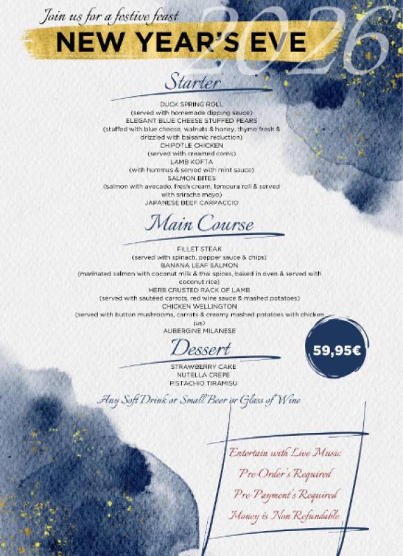 Ring in the New Year with Restaurant Piccolo, Camposol