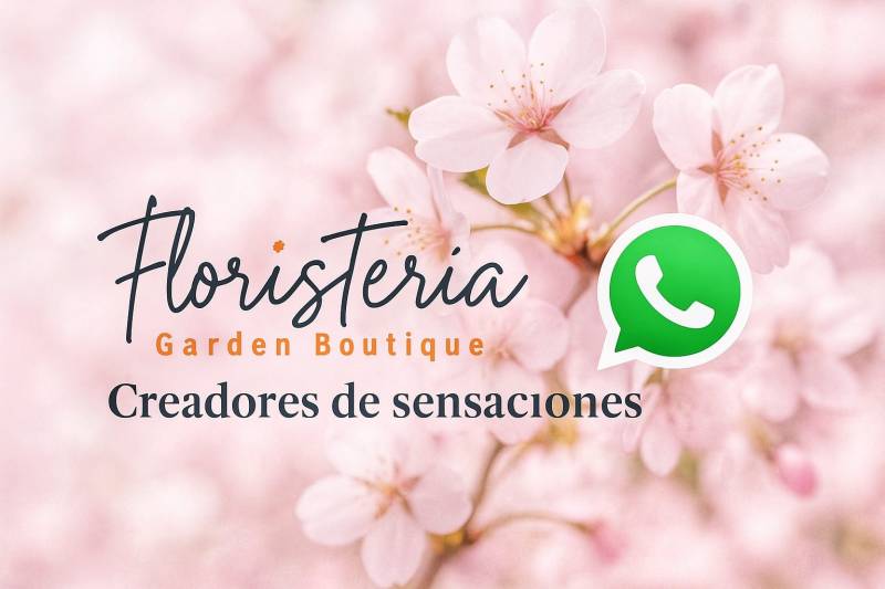 Join the Garden Boutique WhatsApp channel for fresh flower updates in Mazarrón