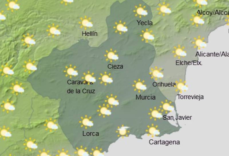 Enjoy October's last hurrah: Murcia weekend weather forecast October 23-26