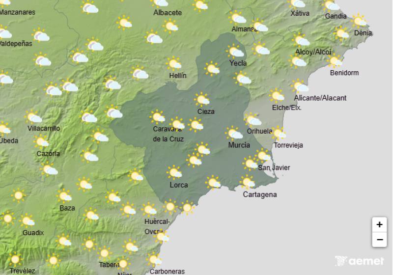 Widespread alerts as more rain batters Murcia: Weather forecast Jan 5-8