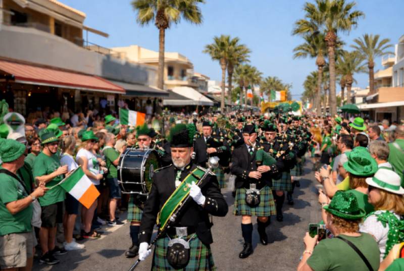 Where in Spain has the best St Patrick's Day celebrations?
