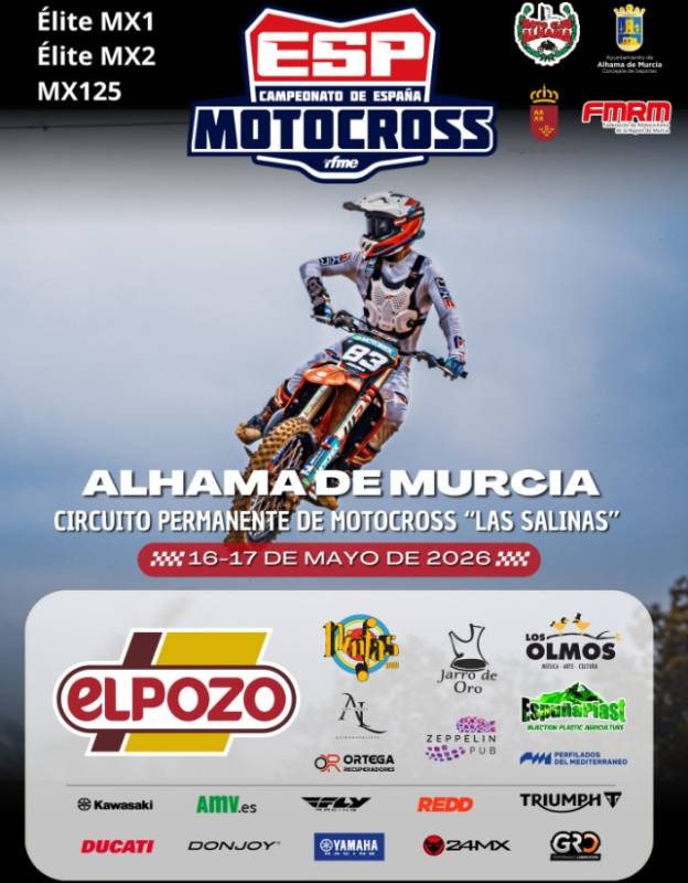 May 16 and 17 Spanish Motocross Championship in Alhama de Murcia