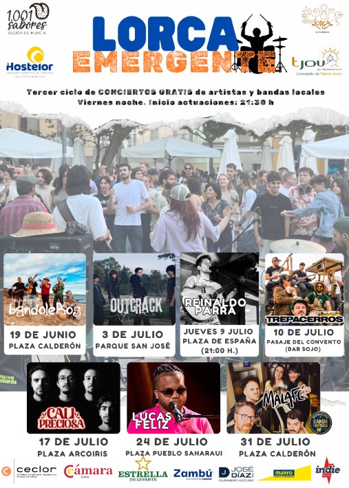 July 31 Free concert by Malafé in Lorca