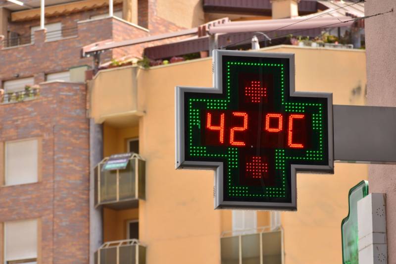 Another heatwave builds for Murcia: Weekly weather forecast July 13-16