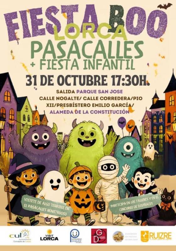 October 31 Children’s Halloween parade and party in Lorca