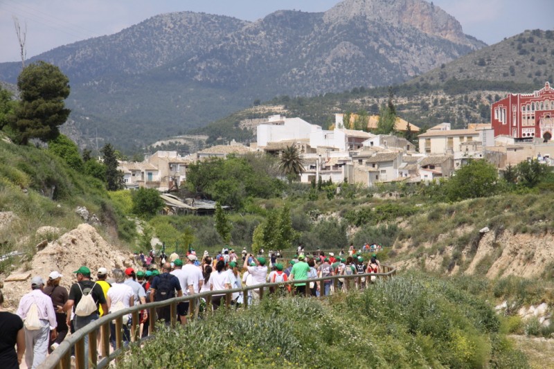 The Camino de Levante pilgrimage and hiking route from Orihuela to Caravaca de la Cruz