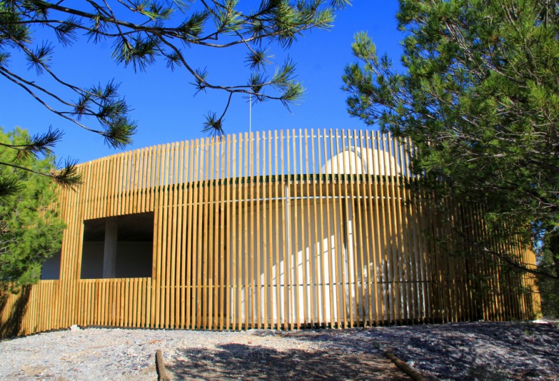 The astronomical observatory of Cabezo de la Jara in Puerto Lumbreras